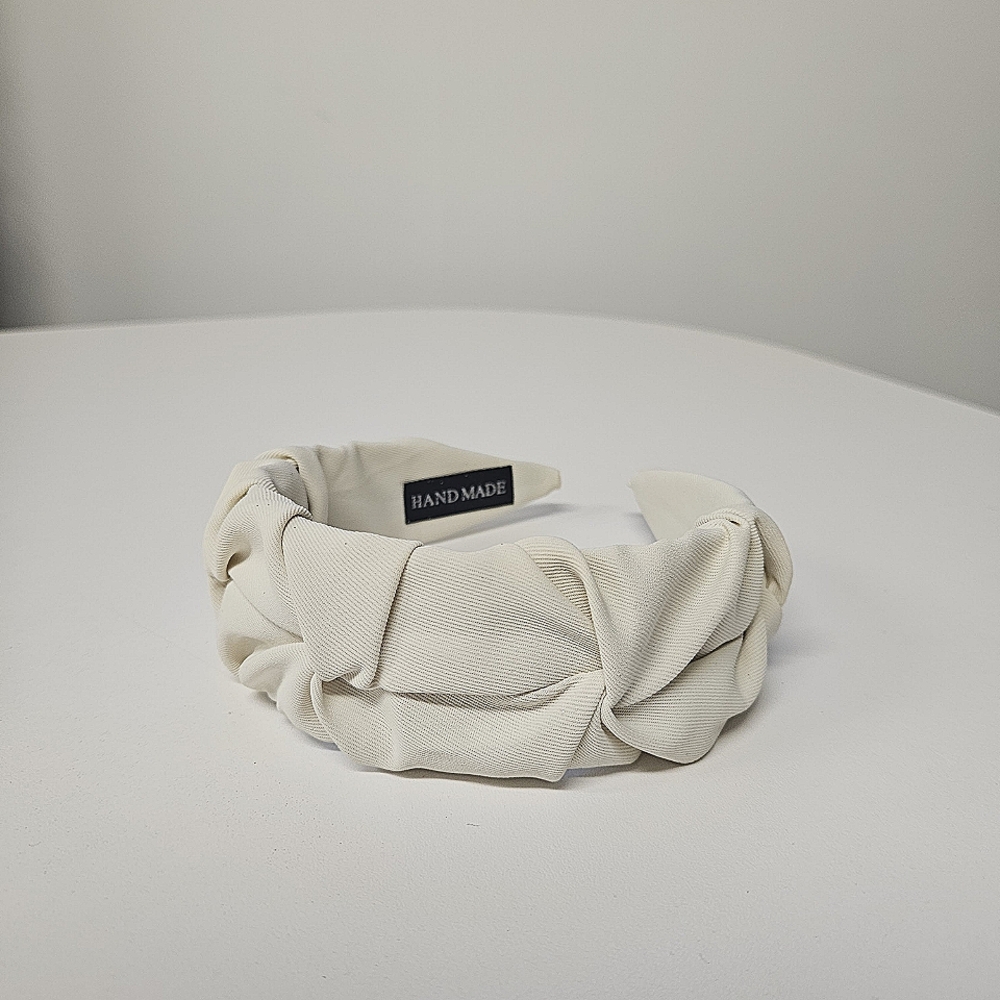 Handmade Cream Headband